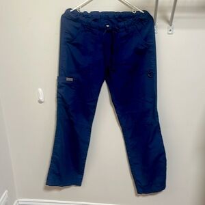 Women’s Navy blue XS Cherokee workwear Scrub Pants .
